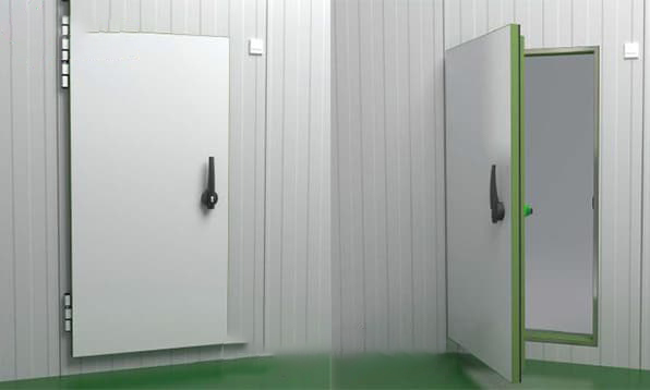 Hinged-single-leaf-door